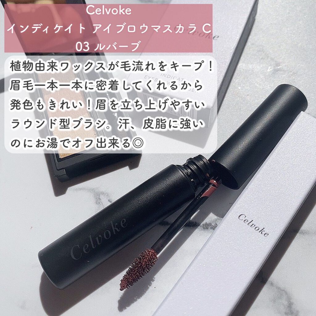 セルヴォーク インディケイトアイブロウパウダー/Celvoke/パウダーアイブロウを使ったクチコミ(2枚目)