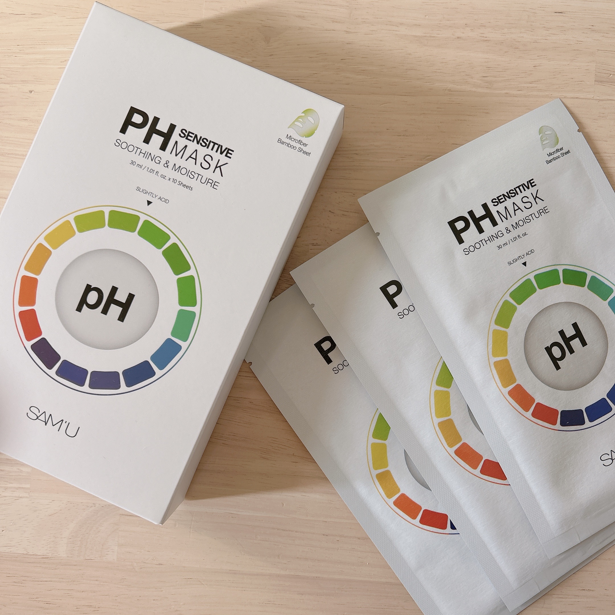 PHセンシティブマスクスージング＆モイスト/SAM'U/シートマスク・パックを使ったクチコミ（2枚目）