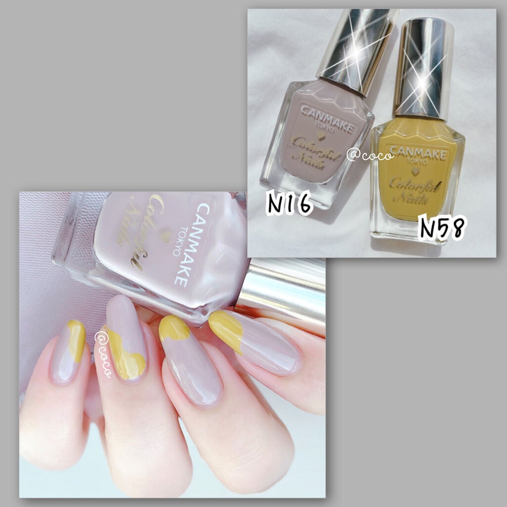 カラフルネイルズ/キャンメイク/マニキュアを使ったクチコミ(3枚目)