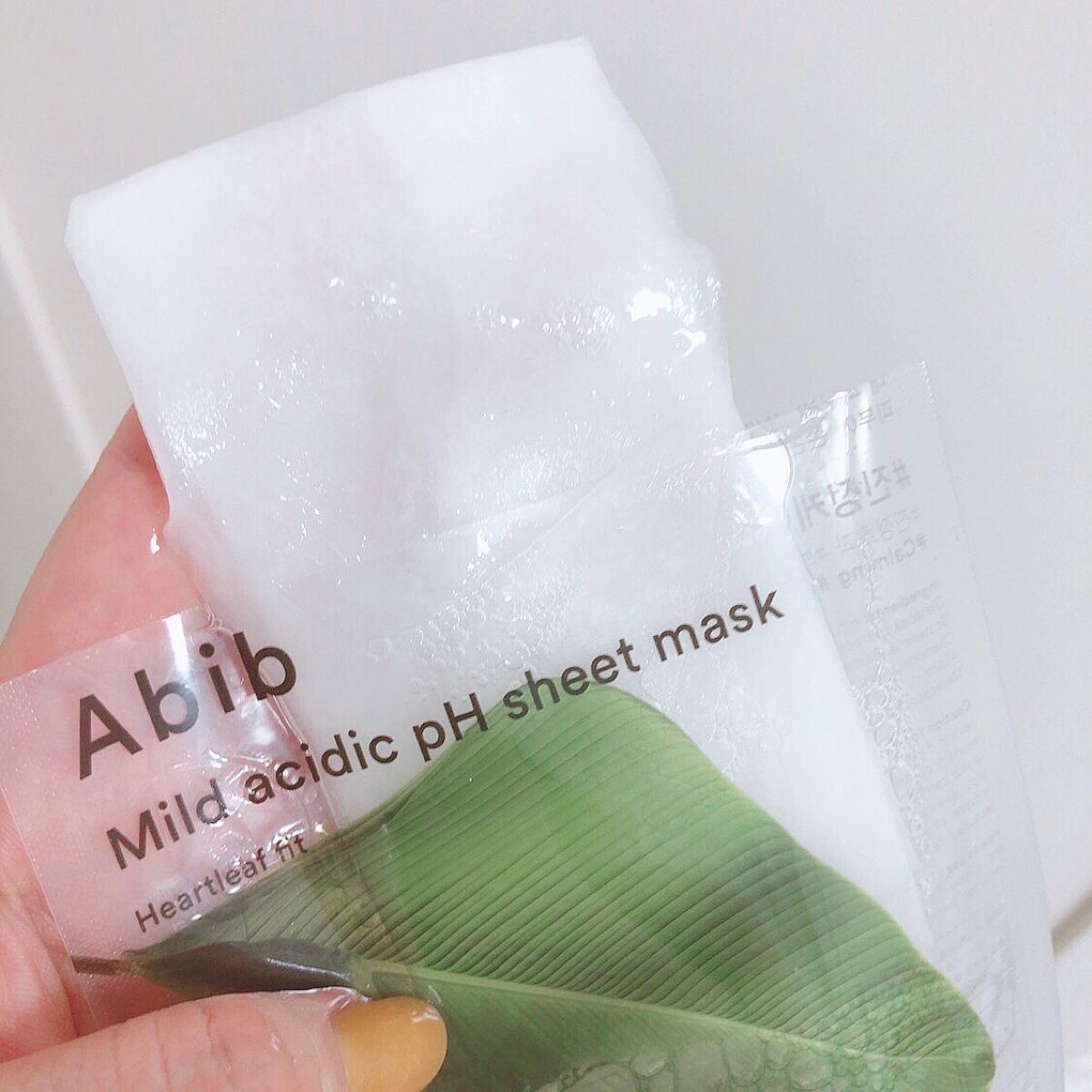弱酸性pHシートマスク ドクダミフィット/Abib /シートマスク・パックを使ったクチコミ(3枚目)