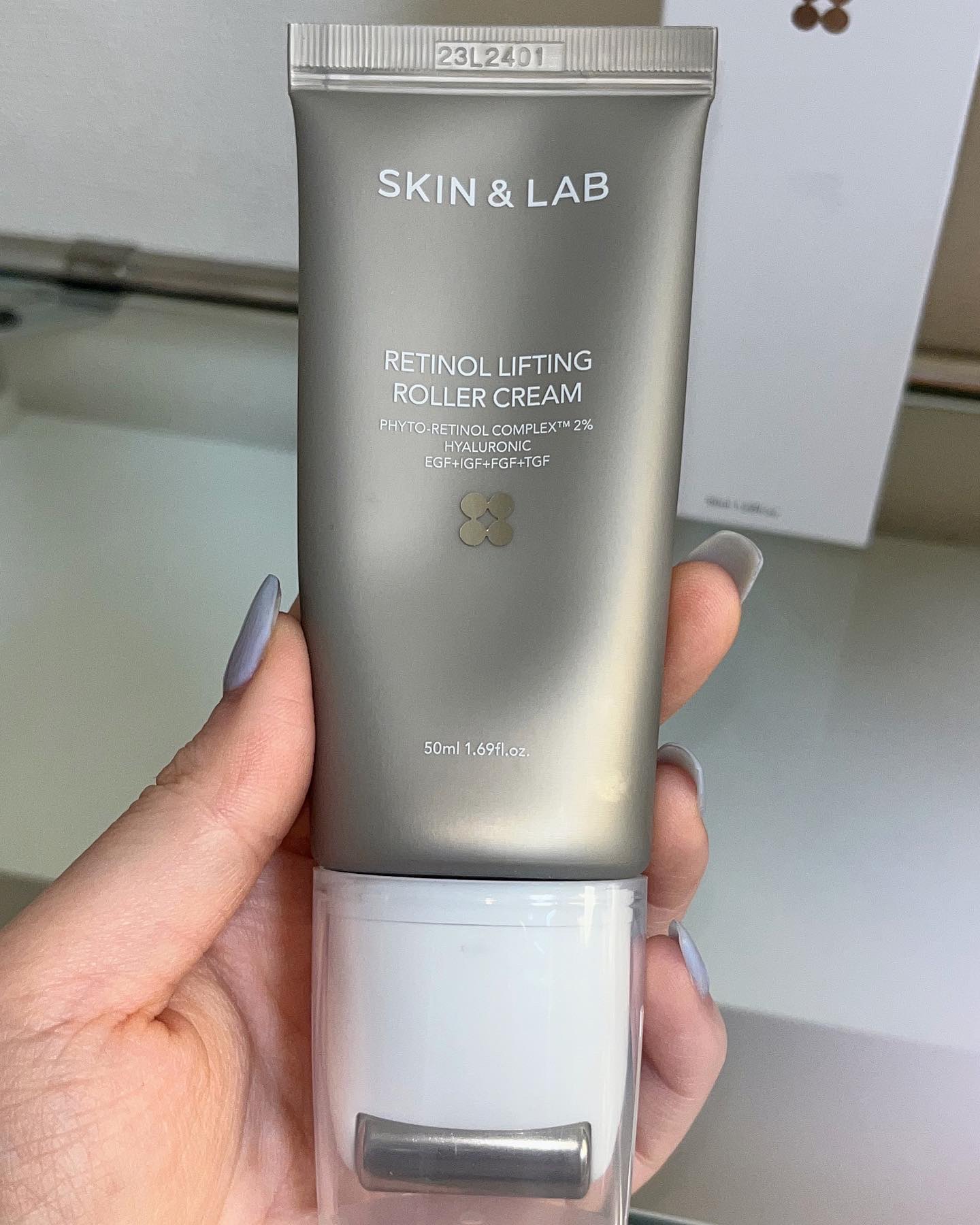 レチノールリフティングローラークリーム/SKIN&LAB/フェイスクリームを使ったクチコミ（2枚目）