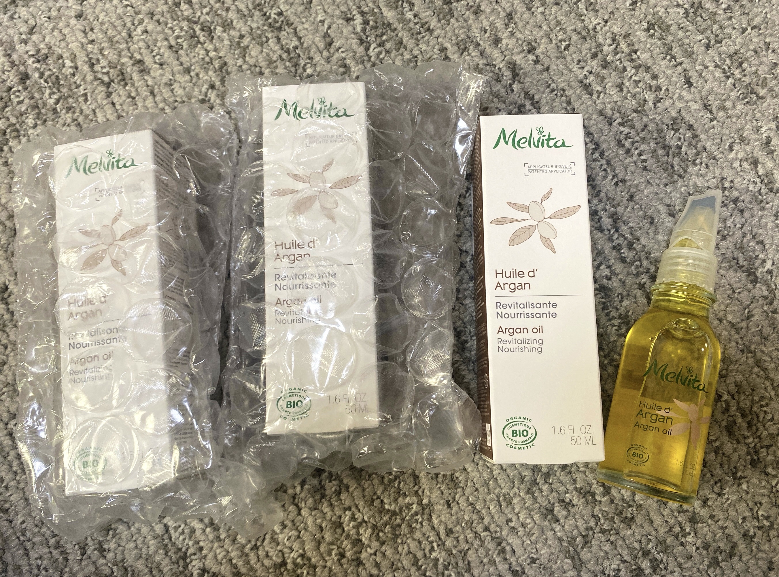 ビオオイル アルガンオイル 50ml/Melvita/フェイスオイルを使ったクチコミ（2枚目）