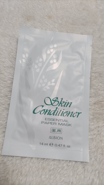 アルビオン 薬用スキンコンディショナー エッセンシャル ペーパーマスク E/ALBION/シートマスク・パックを使ったクチコミ(1枚目)