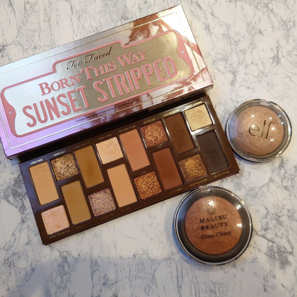 ボーンディスウェイ サンセット ストリップ アイシャドウ パレット/Too Faced/アイシャドウパレットを使ったクチコミ（3枚目）