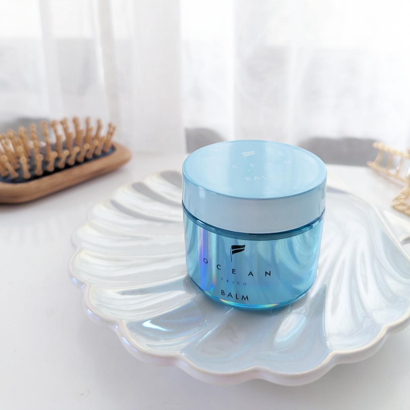 オーシャントリコ ヘアスタイリング バーム ライトブルー/OCEAN TRICO/ヘアバームを使ったクチコミ（1枚目）