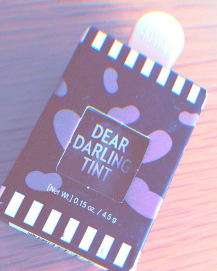 ディアダーリン ウォータージェルティント (アイスティント)/ETUDE/口紅を使ったクチコミ(4枚目)