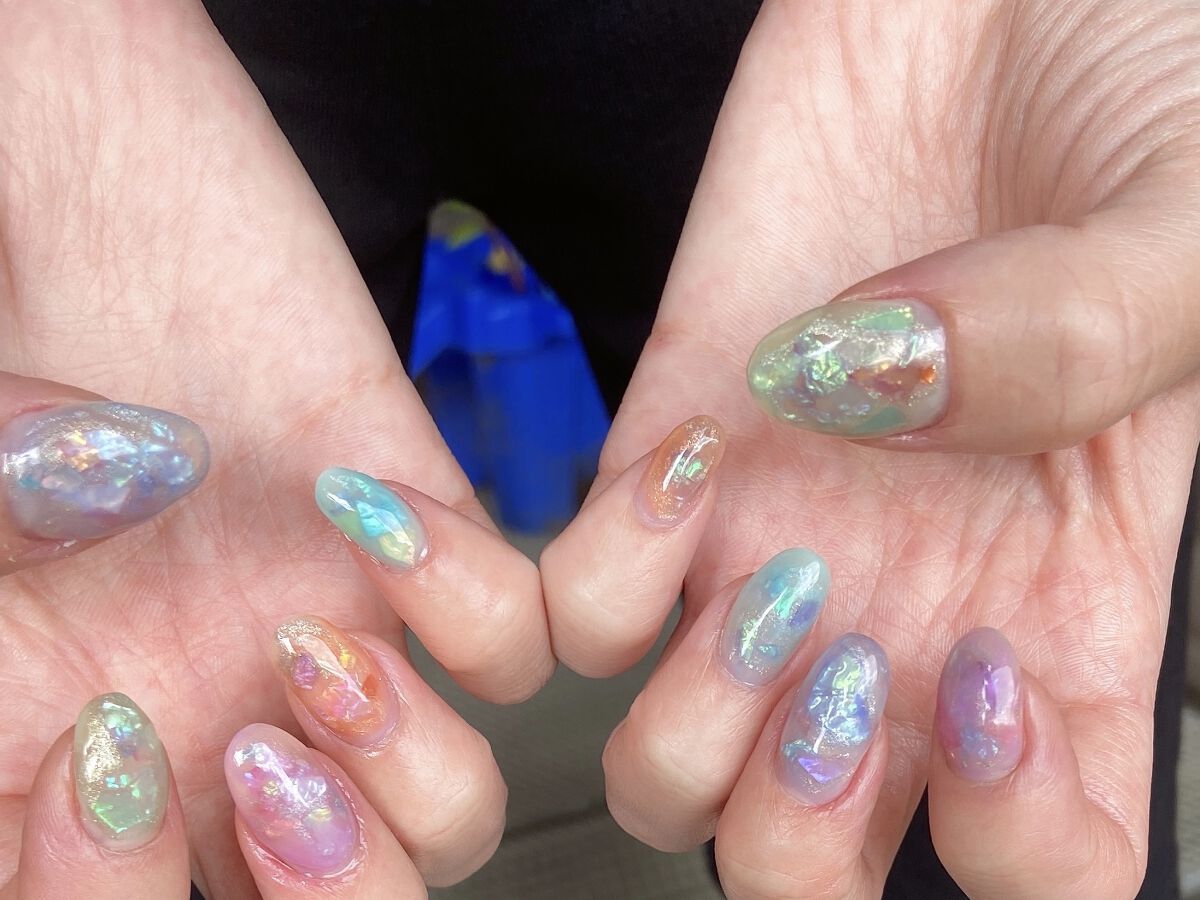 ジェルネイル（ライト対応）/セリア/ジェルネイルを使ったクチコミ（3枚目）