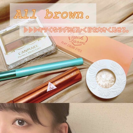 パーフェクトマルチアイズ/キャンメイク/アイシャドウパレットを使ったクチコミ(1枚目)