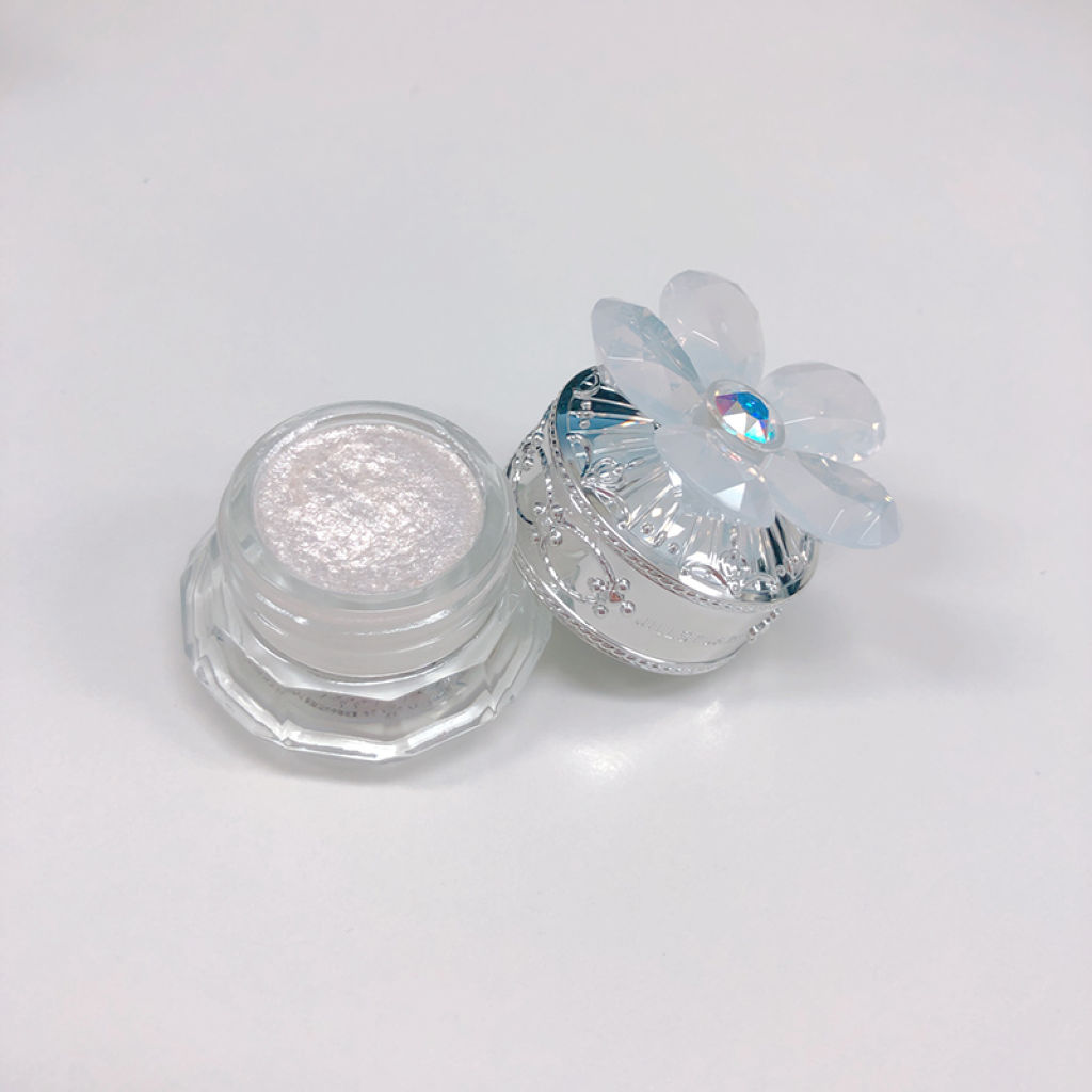 ジルスチュアート クリスタルブルーム ジェリービジュー 03 Snow/JILL STUART/ジェル・クリームアイシャドウを使ったクチコミ（2枚目）