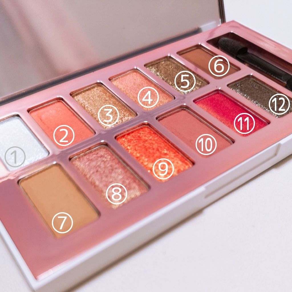 バレンタインボックス2 ピーチパレット/VAVI MELLO/アイシャドウパレットを使ったクチコミ（2枚目）