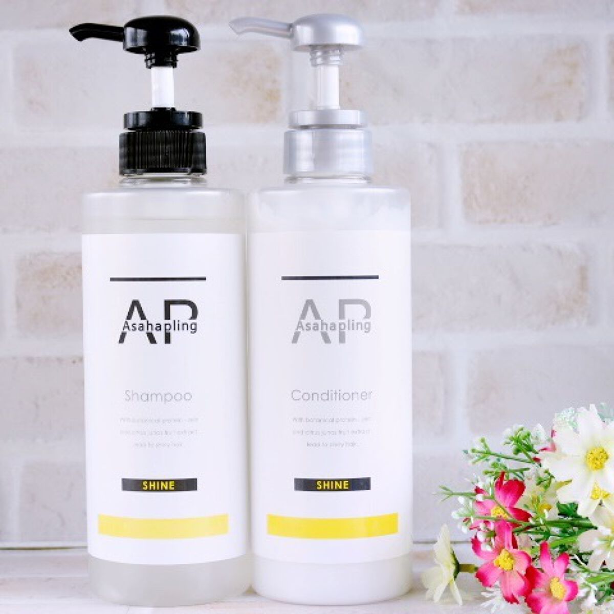 朝日禾玲 シャンプー/コンディショナー SHINE/ASAHAPLING/市販シャンプーを使ったクチコミ(1枚目)