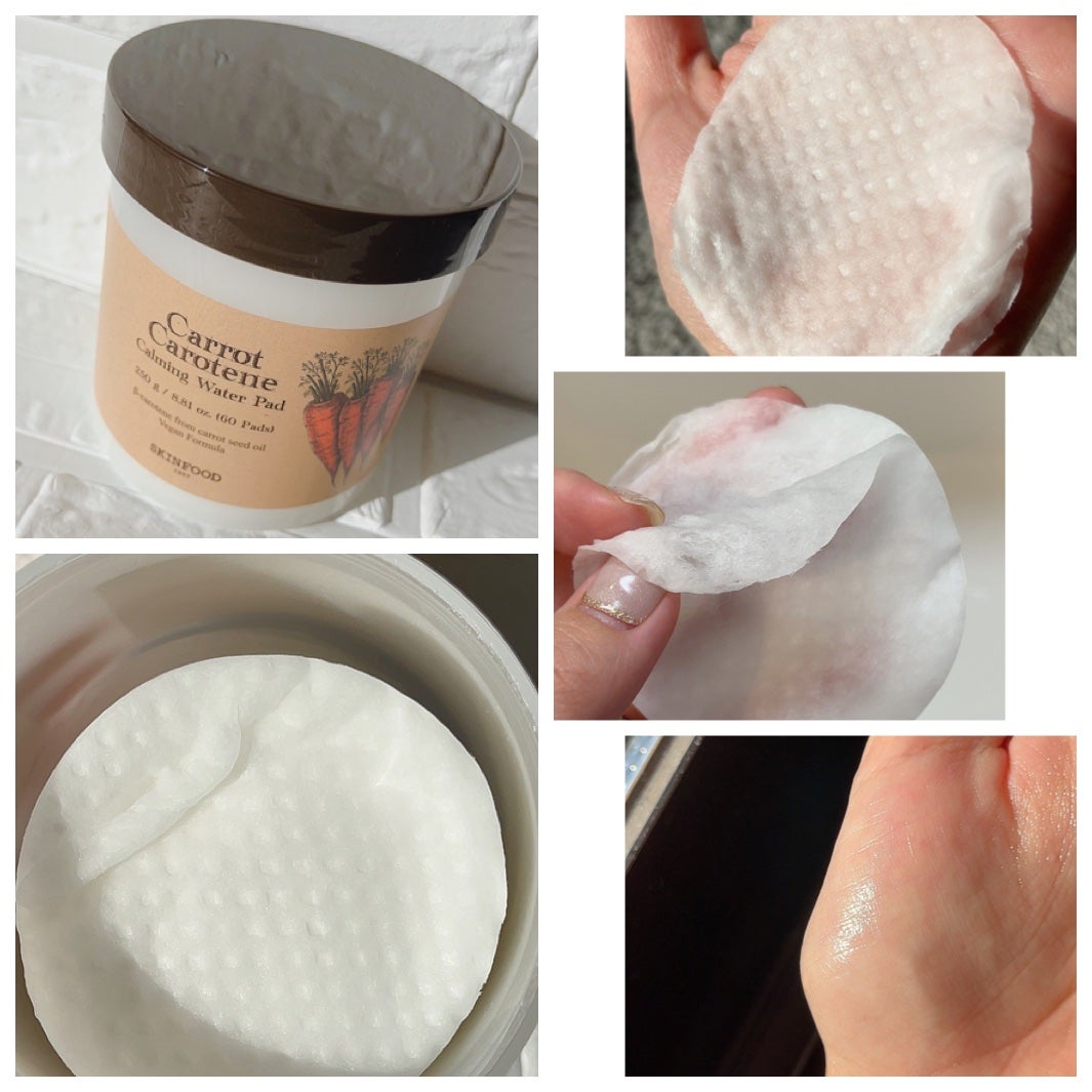 キャロットカロテン カーミングウォーターパッド/SKINFOOD/トナーパッドを使ったクチコミ(2枚目)