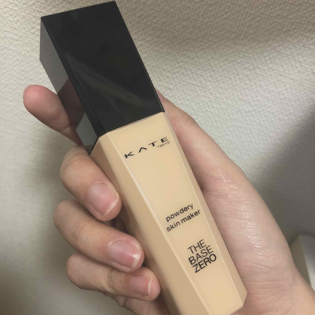 社会人ちゃんS on LIPS 「KATEパウダリースキンメイカー 02㊗️リキッドファンデーシ..」(1枚目)