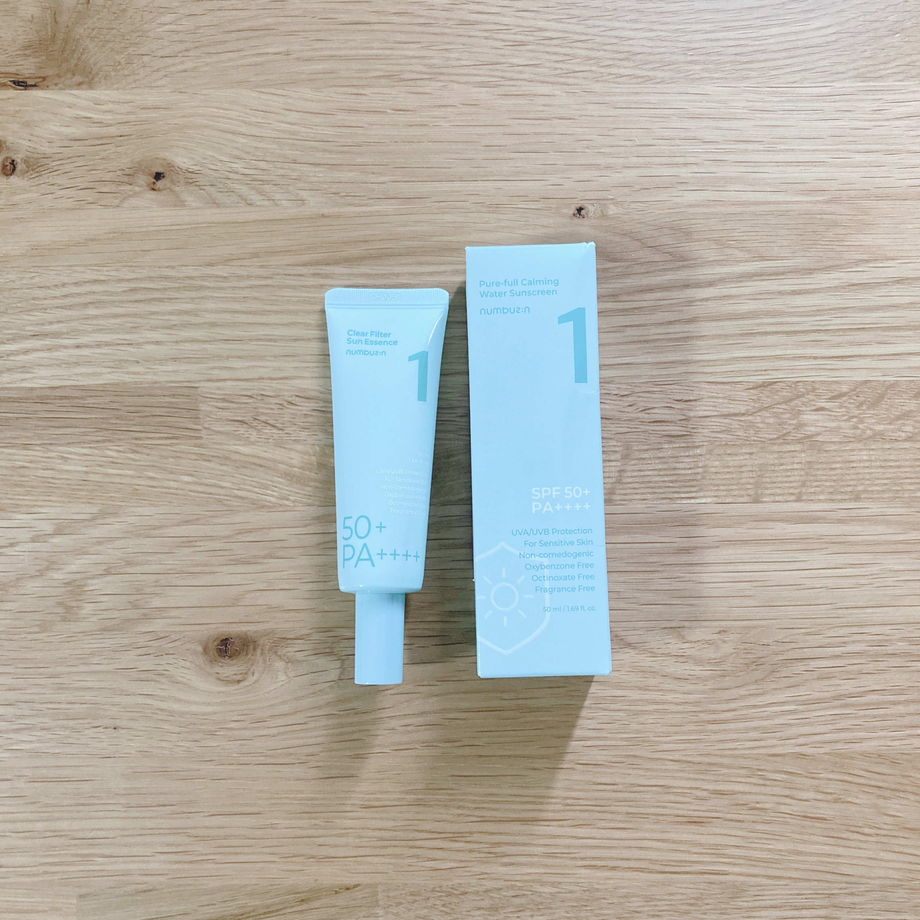 1番 青草水分コーティングUVクリーム/numbuzin/フェイスクリームを使ったクチコミ（1枚目）