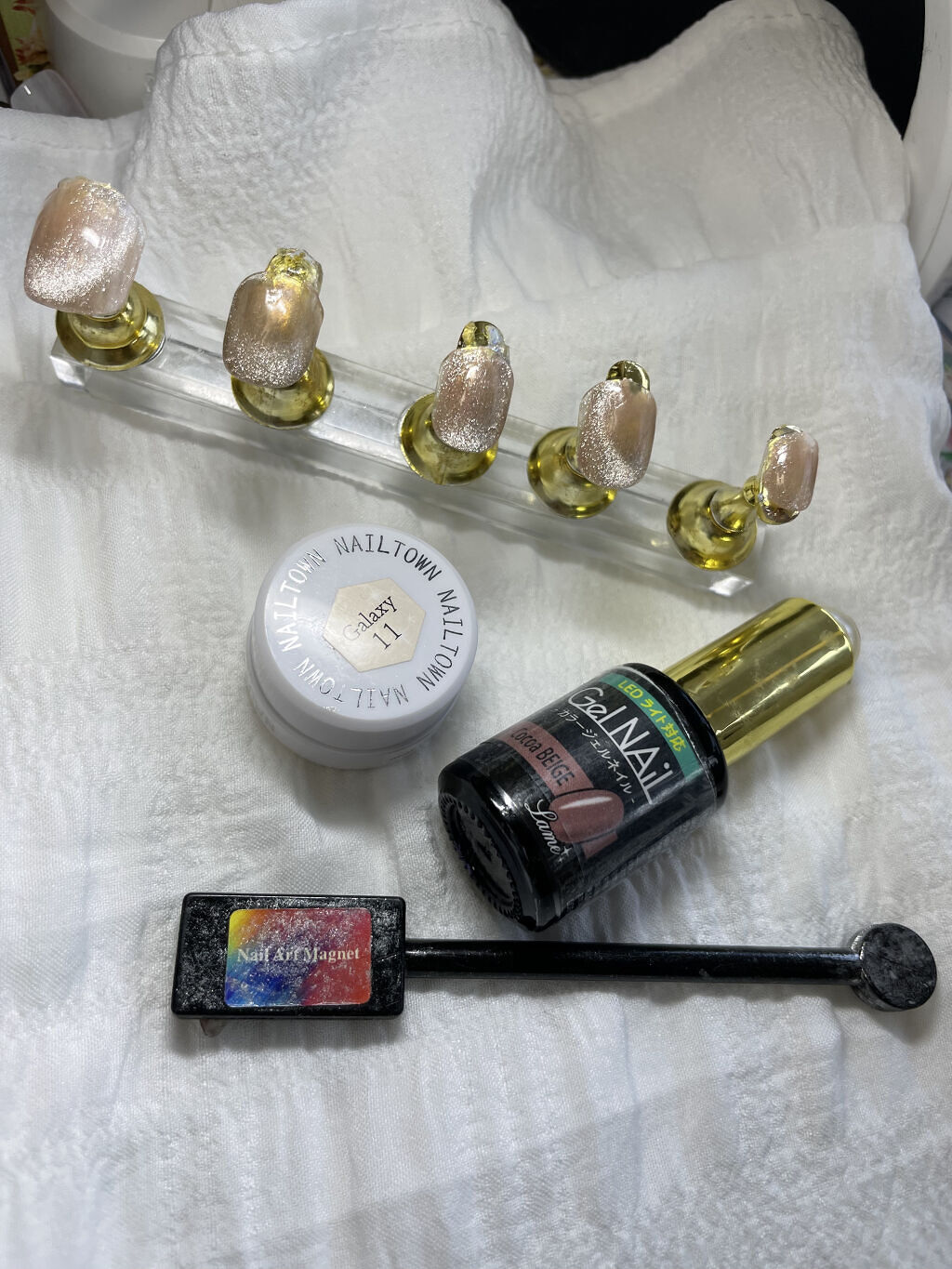 マグネットジェル/NAILTOWN/ジェルネイルを使ったクチコミ（1枚目）