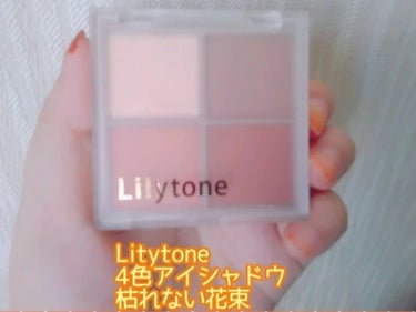 Lilytone 4色アイシャドウ/Lilytone/アイシャドウパレットを使ったクチコミ（1枚目）
