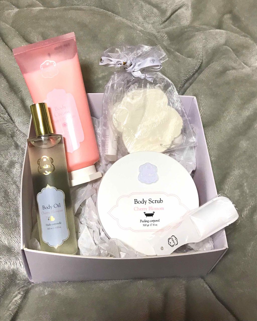 ボディスクラブ チェリーブロッサム/Laline/ボディスクラブを使ったクチコミ(1枚目)