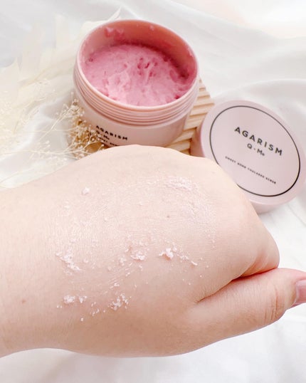 Q+Me スウィート ボム タラソ スクラブ/AGARISM/バスト・ヒップケアを使ったクチコミ(5枚目)