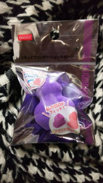 ファンデーションパフ 長方形4P/DAISO/パフ・スポンジを使ったクチコミ(1枚目)