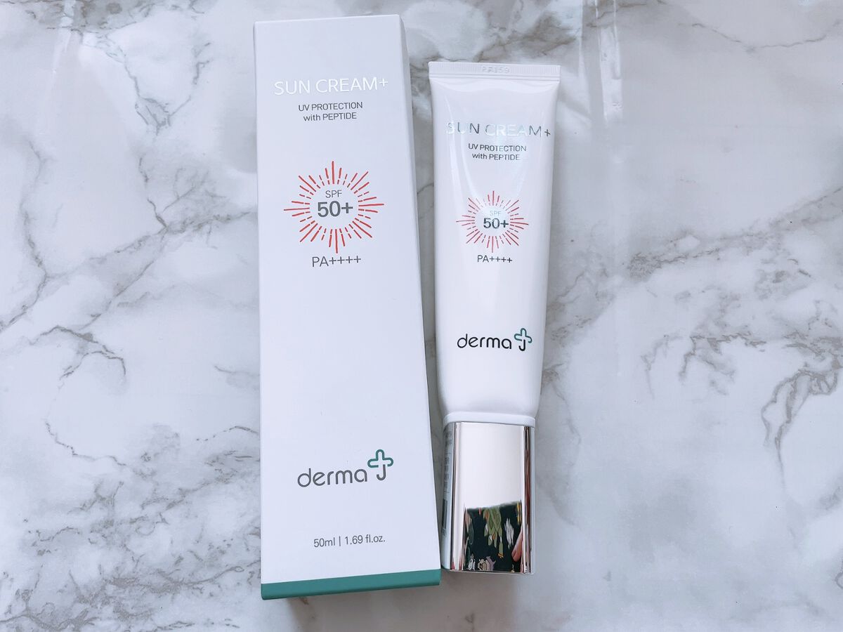 サンクリーム＋/ DermaJ/日焼け止めクリームを使ったクチコミ（1枚目）