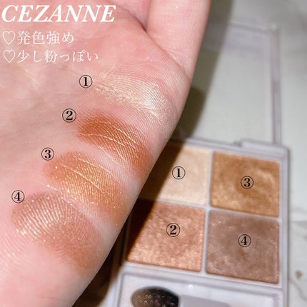 シルキースフレアイズ/キャンメイク/アイシャドウパレットを使ったクチコミ(3枚目)