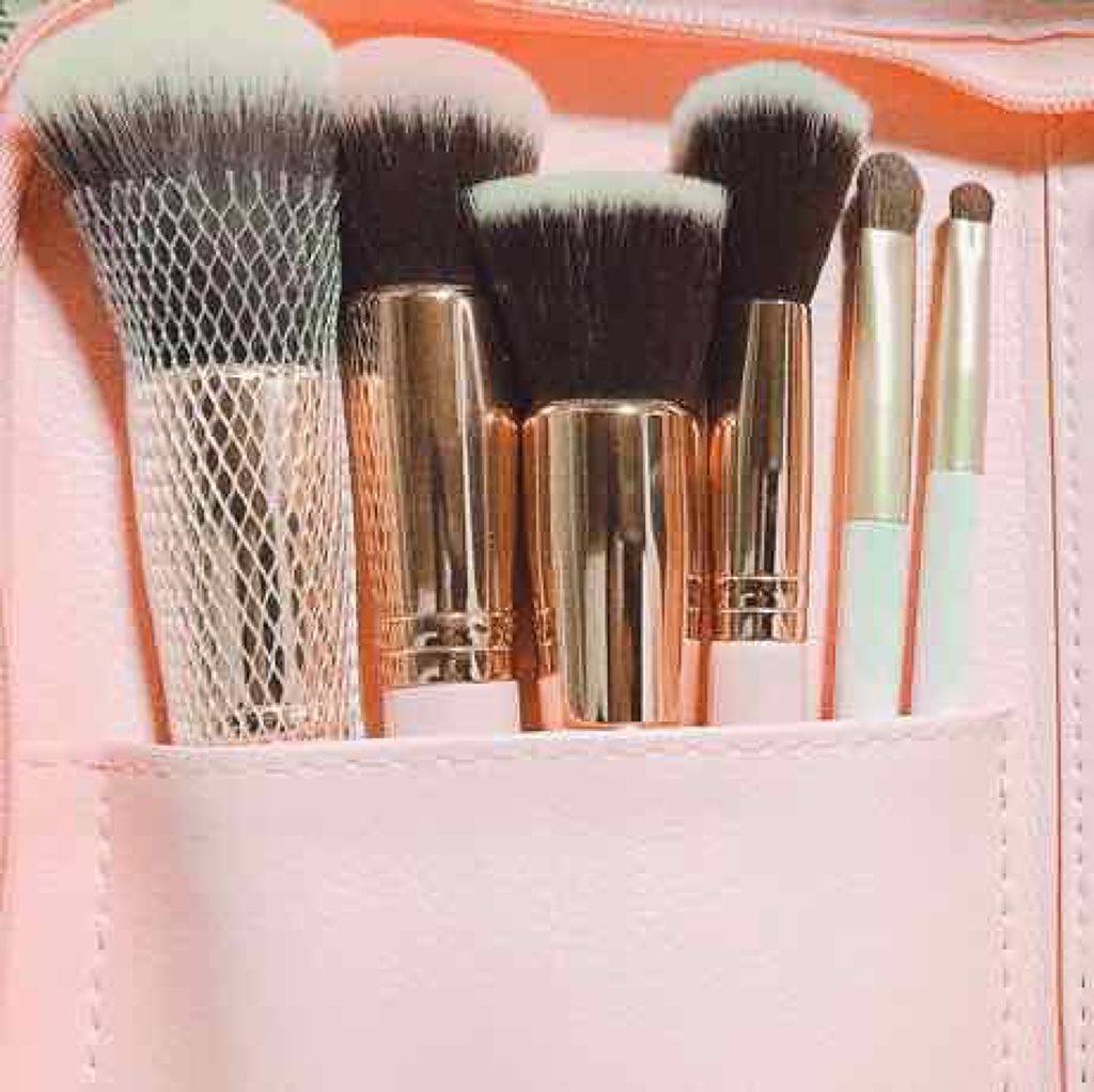 貴族のゴールド メイクブラシ11本セット 化粧ポーチ付き/SIXPLUS/メイクブラシを使ったクチコミ(1枚目)