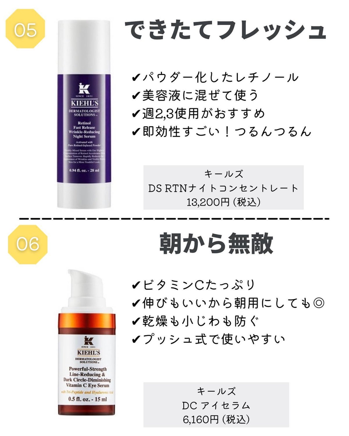 人気特価 キールズ DS サンプル ナイトコンセントレート RTN