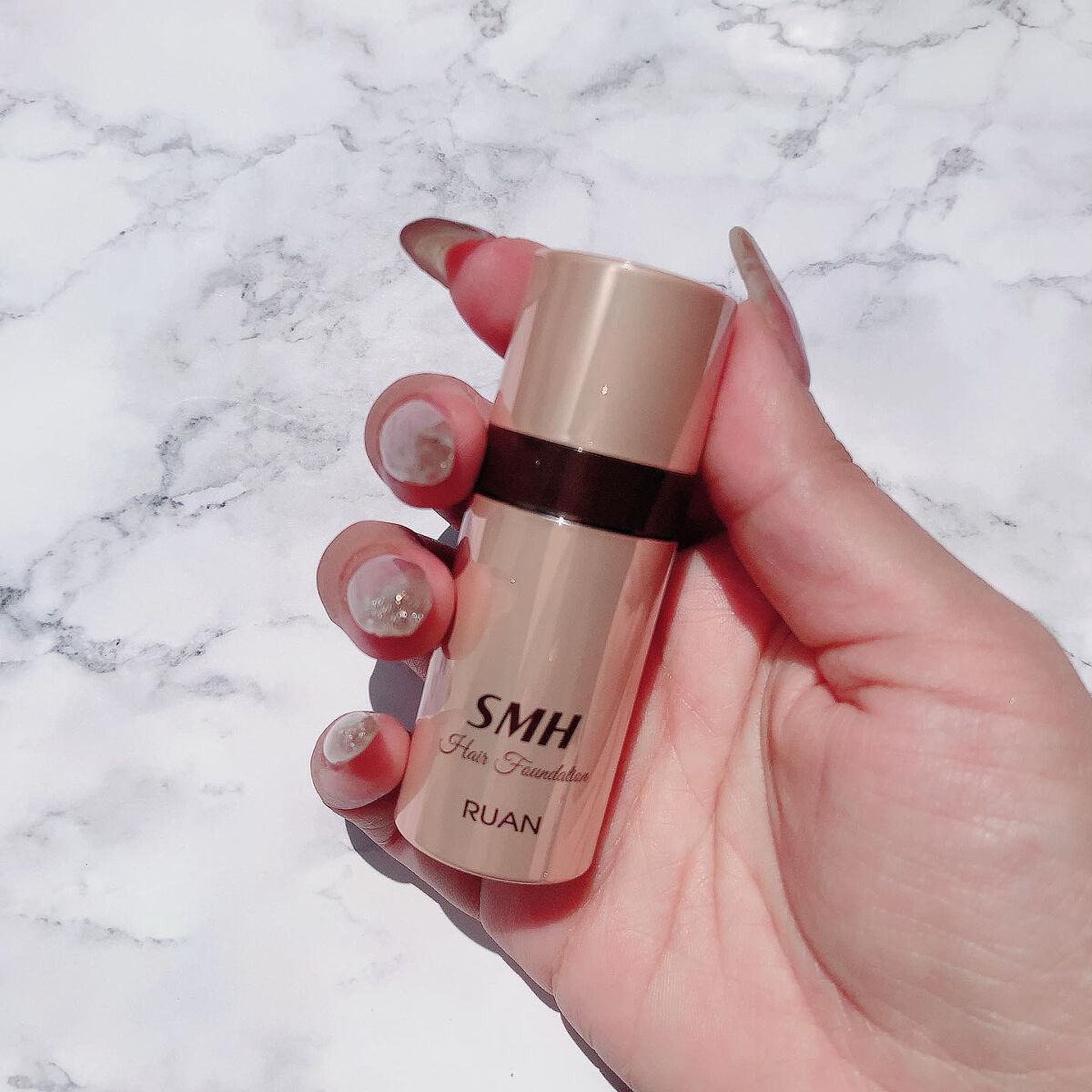 SMHヘアファンデーション <スティックタイプ>/ルアン/ヘアカラーを使ったクチコミ(3枚目)