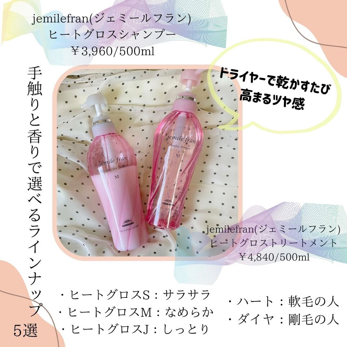 シャンプー(ダイヤ) ふつう〜硬毛用/ジェミールフラン/サロンシャンプーを使ったクチコミ(2枚目)