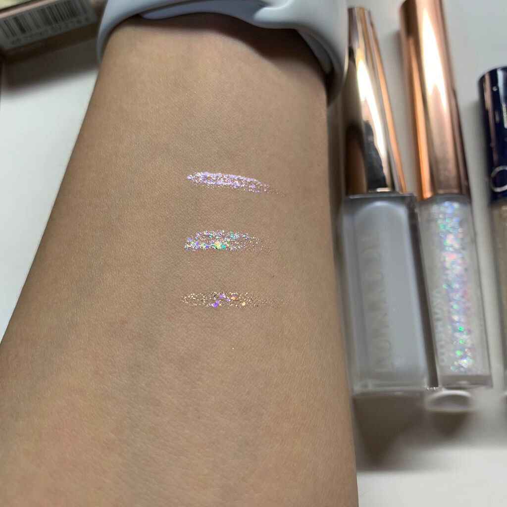 リキッド グリッター シャドウ/rom&nd/グリッターを使ったクチコミ(3枚目)