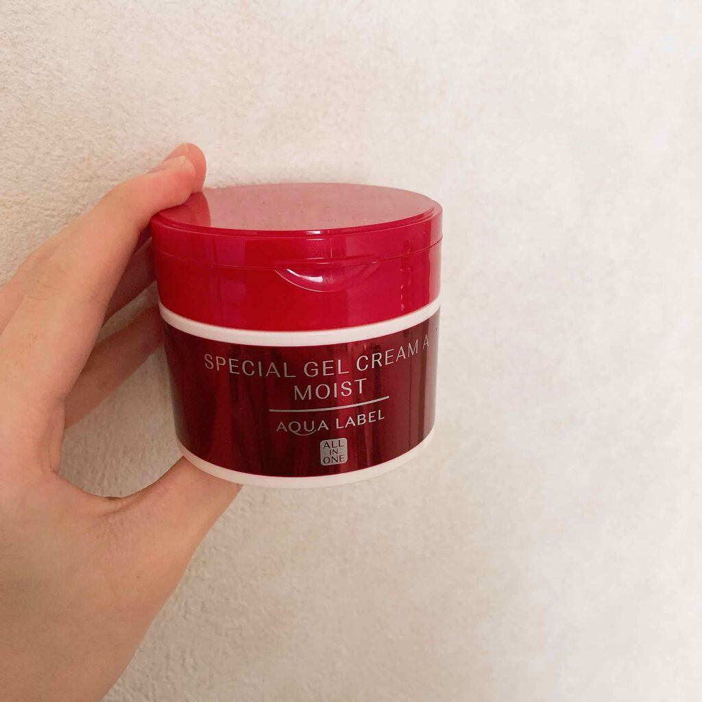 スペシャルジェルクリーム(モイスト)/アクアレーベル/オールインワン化粧品を使ったクチコミ（1枚目）