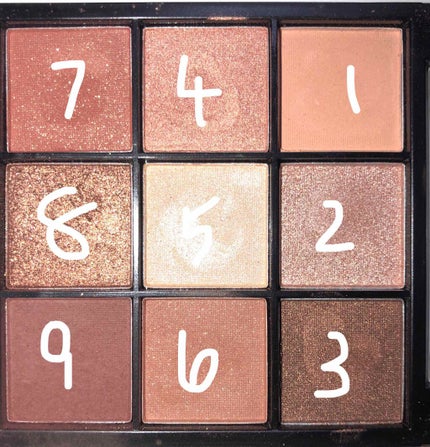 UR GLAM BLOOMING EYE COLOR PALETTE/U R GLAM/アイシャドウパレットを使ったクチコミ(2枚目)