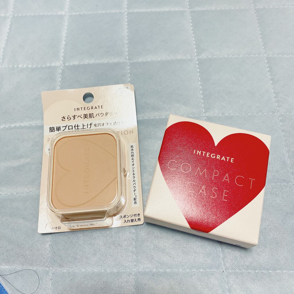プロフィニッシュファンデーション/インテグレート/パウダーファンデーションを使ったクチコミ(1枚目)