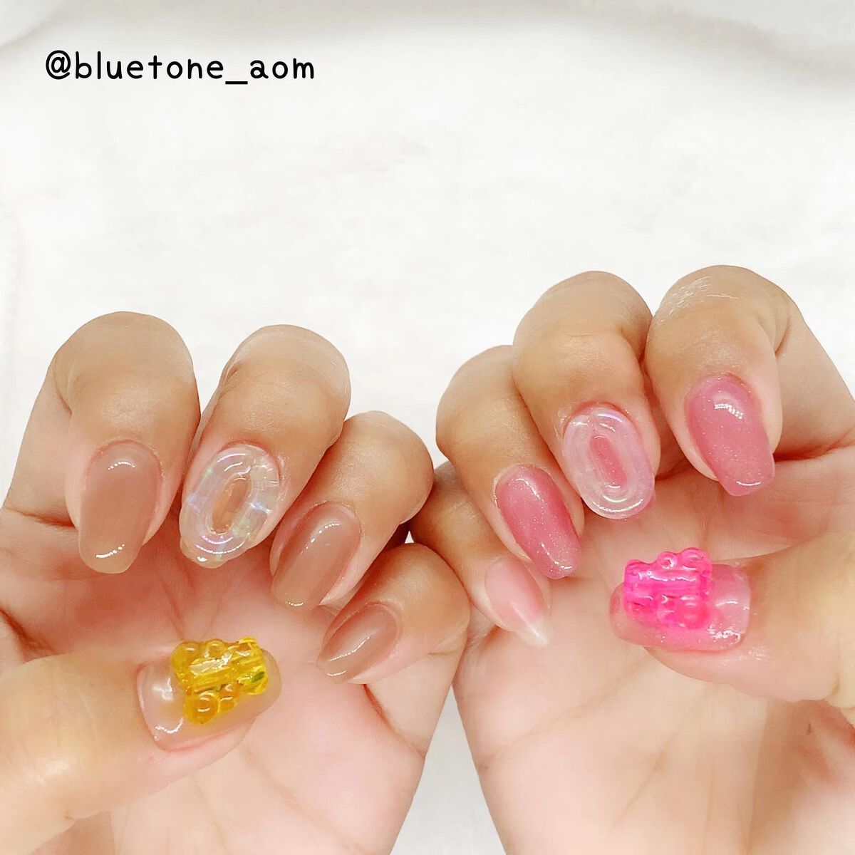 ジェルネイル（ライト対応）/セリア/ジェルネイルを使ったクチコミ（1枚目）