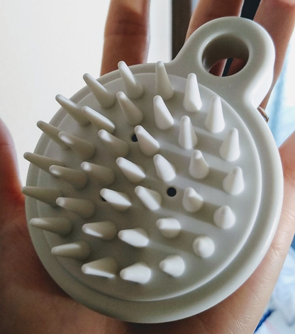 ポリプロピレン頭皮ケアブラシ/無印良品/スカルプブラシを使ったクチコミ（1枚目）