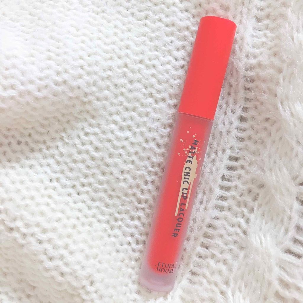 マットシックリップラッカー/ETUDE/口紅を使ったクチコミ(2枚目)