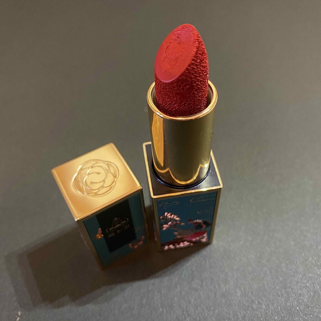 頤和園 コラボ 彫刻口紅/CATKIN/口紅を使ったクチコミ(4枚目)