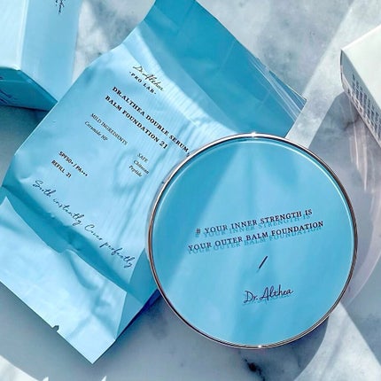 ダブル セラム バーム ファンデーション/Dr.Althea/クリーム・エマルジョンファンデーションを使ったクチコミ(5枚目)