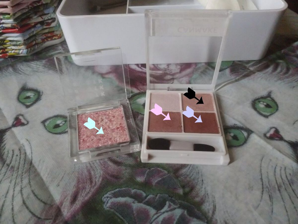 シングルアイシャドウ/aZTK/単色アイシャドウを使ったクチコミ（1枚目）