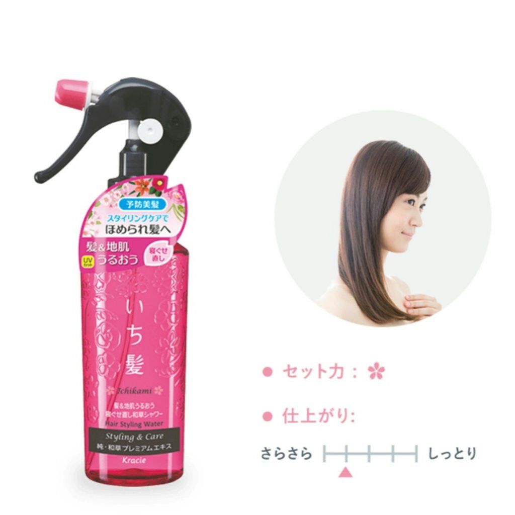 髪＆地肌うるおう寝ぐせ直し和草シャワー/いち髪/ヘアミストを使ったクチコミ（3枚目）