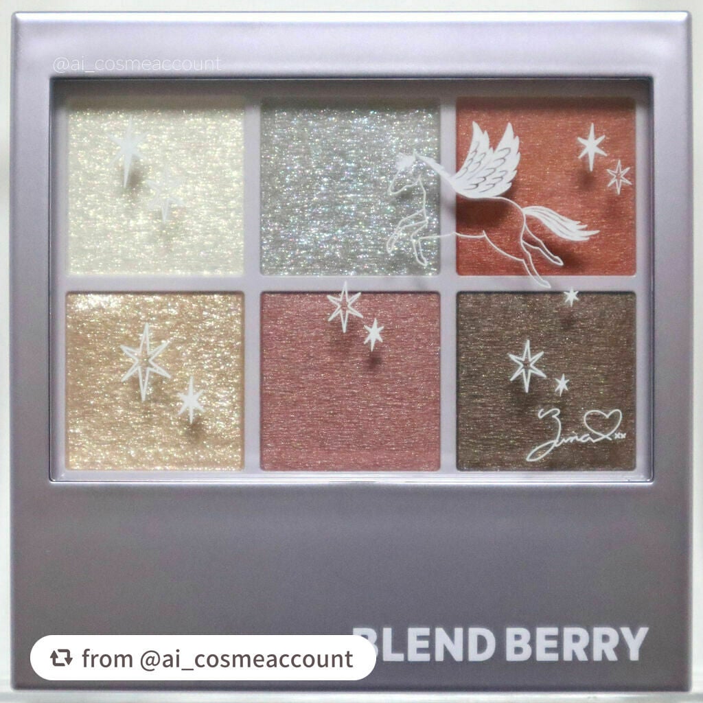 オーラクリエイション/BLEND BERRY/アイシャドウパレットを使ったクチコミ(8枚目)