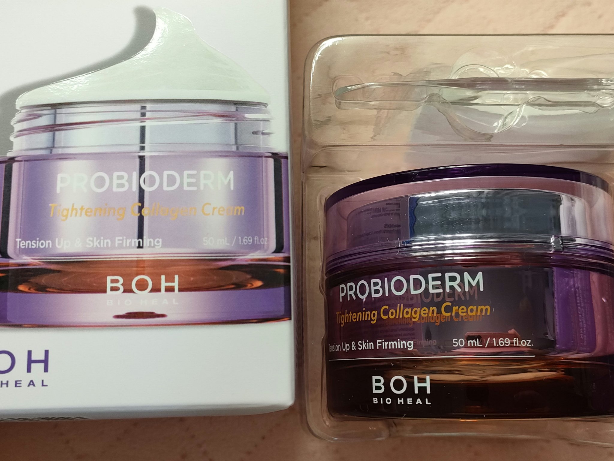 プロバイオダームタイトニングコラーゲンクリーム/BIOHEAL BOH/フェイスクリームを使ったクチコミ（1枚目）