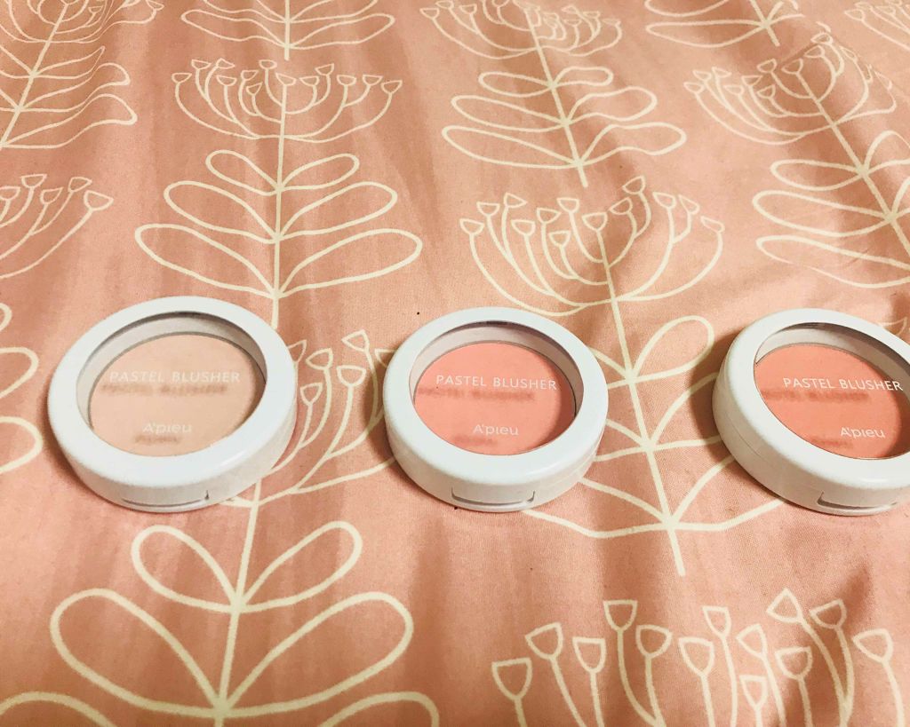 アピュー パステルブラッシャー/A’pieu/パウダーチークを使ったクチコミ（1枚目）