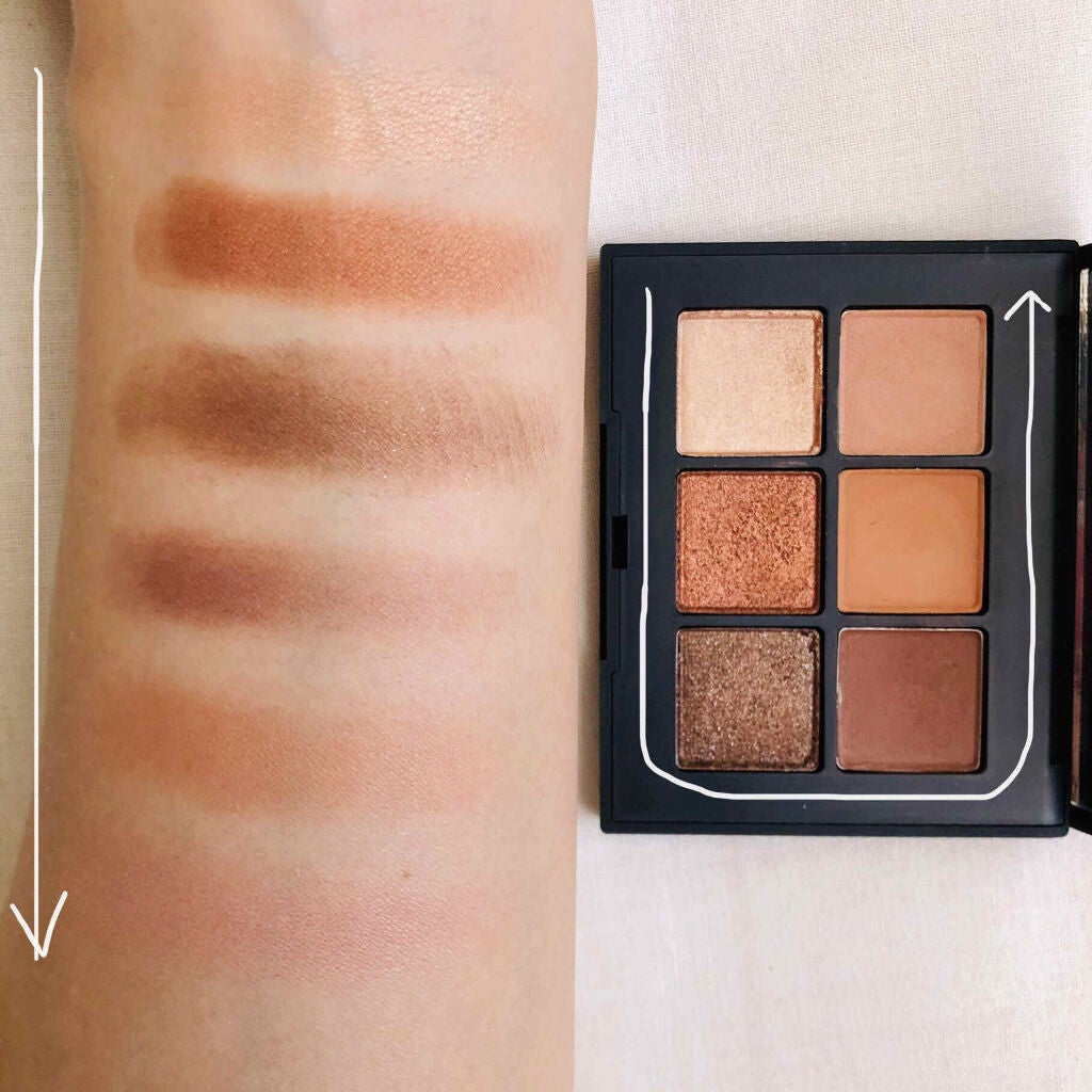 ヴォワヤジュールアイシャドウパレット/NARS/アイシャドウパレットを使ったクチコミ(2枚目)