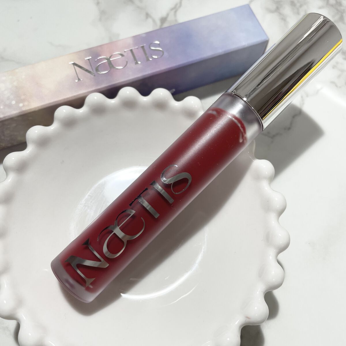 フェアリーコアステイブラーベルベットティント/NaeTIS/リップティントを使ったクチコミ（3枚目）