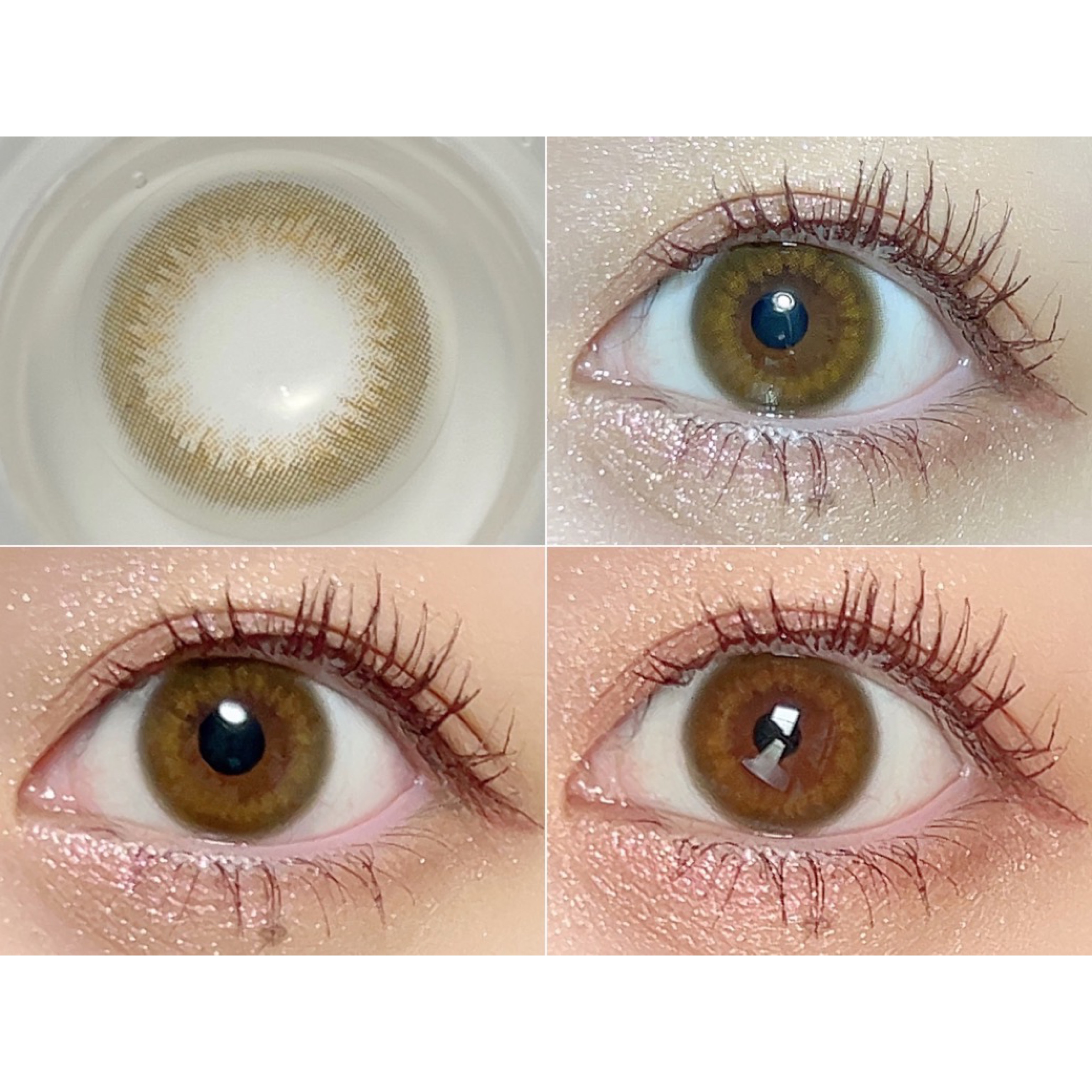 #CHOUCHOU（チュチュ）1day Olive（オリーブ）/CHOUCHOU/ワンデー（１DAY）カラコンを使ったクチコミ（3枚目）