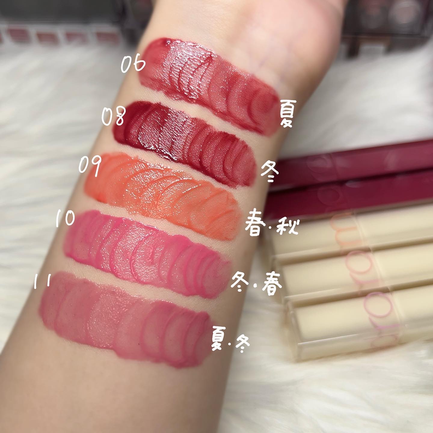 デュイフルウォーターティント/rom&nd/リップティントを使ったクチコミ（2枚目）