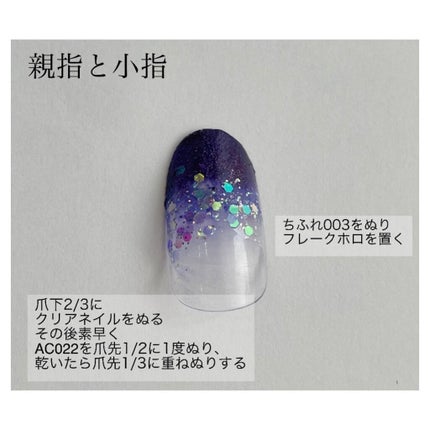 カラフルネイルズ/キャンメイク/マニキュアを使ったクチコミ(2枚目)