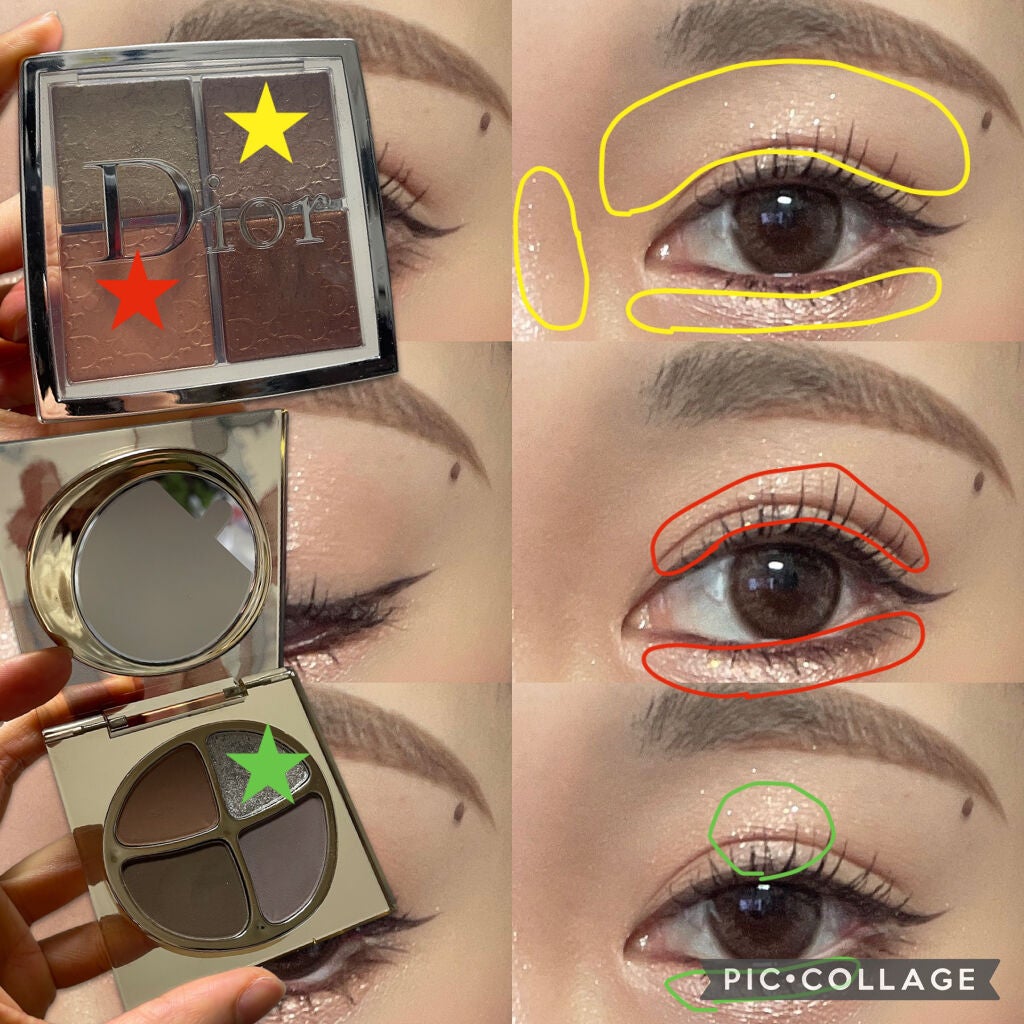 ディオール バックステージ フェイス グロウ パレット/Dior/ハイライトを使ったクチコミ(3枚目)