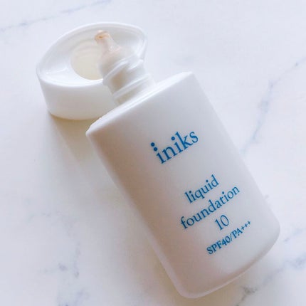 リキッド ファンデーション/iniks/リキッドファンデーションを使ったクチコミ(2枚目)